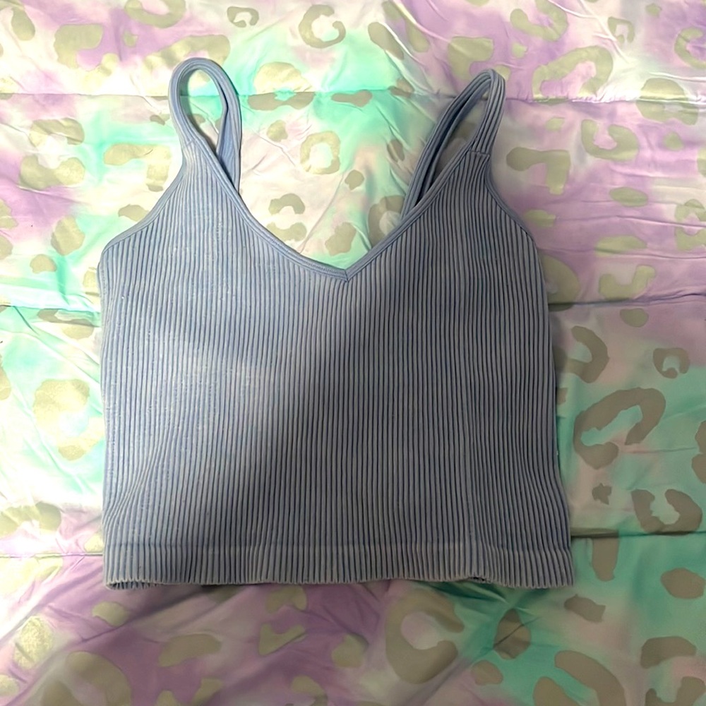 Bella seamless large cropped tank top